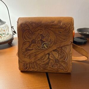 Handcrafted Brown Leather Bag